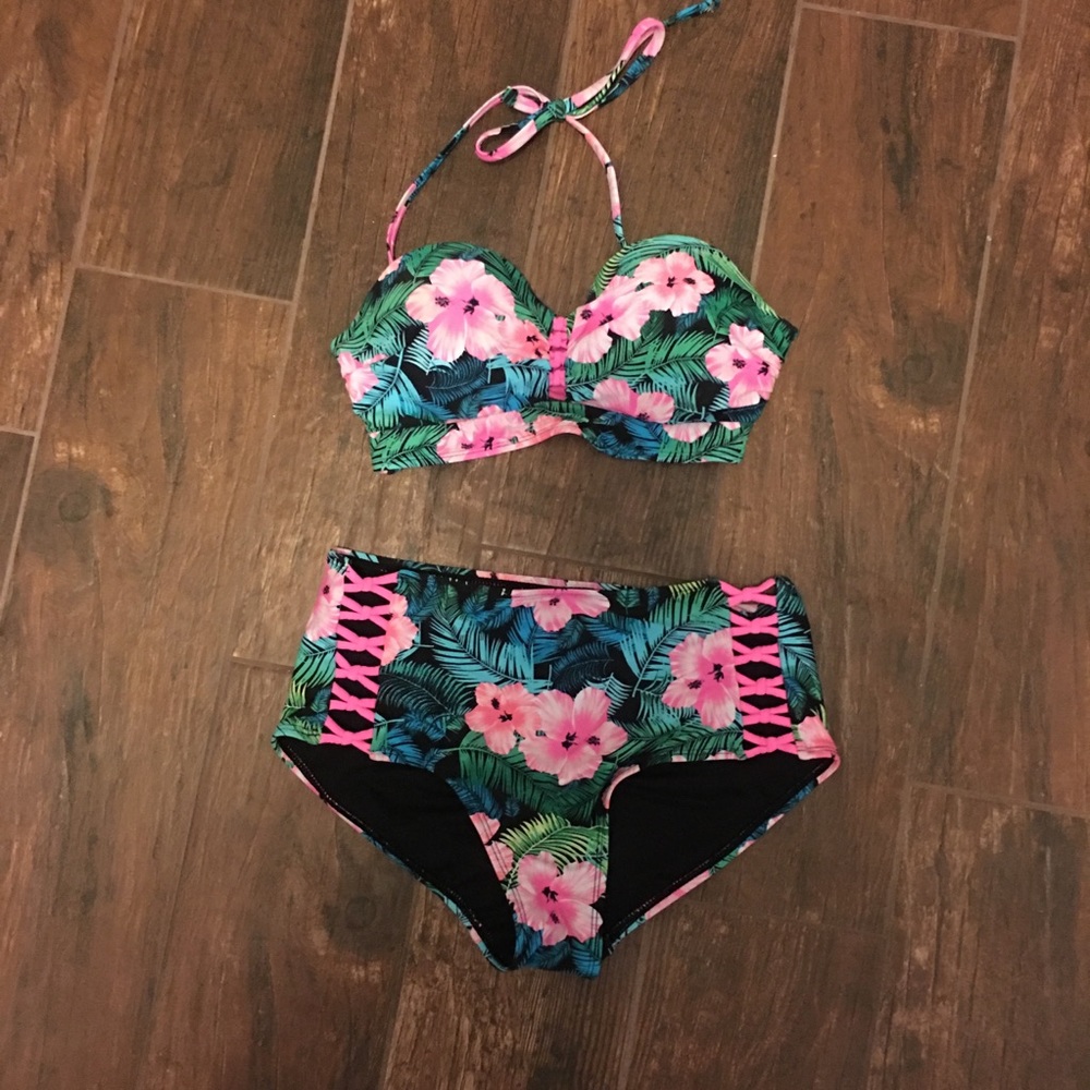 Tropical Print Bikini